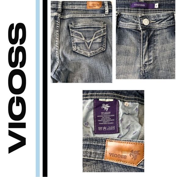 Vigoss Women’s Light Distressed Denim Crop Jeans - Size 9‎ - Picture 3 of 3